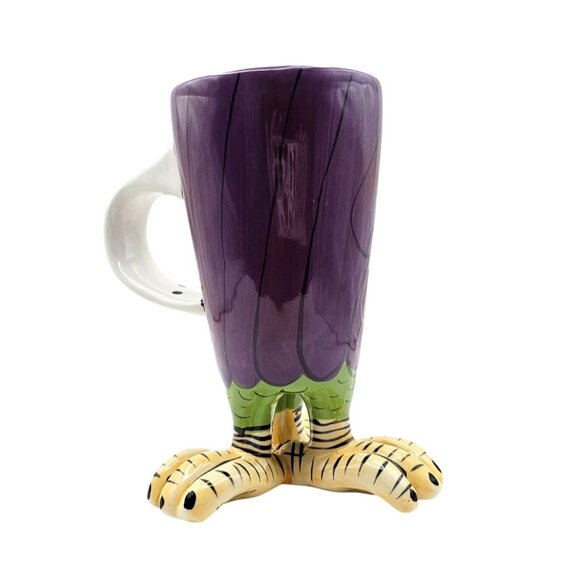 Blue Sky Clayworks Purple Toucan Bird Ceramic Coffee Mug - Picture 8 of 15